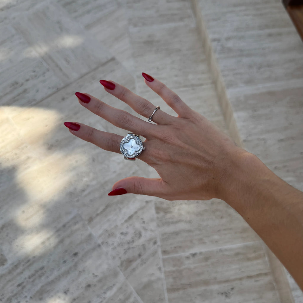 CLOVER | GÜMÜŞ BEYAZ