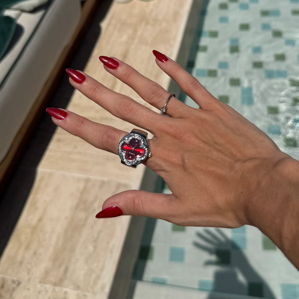 CLOVER | GÜMÜŞ KIRMIZI