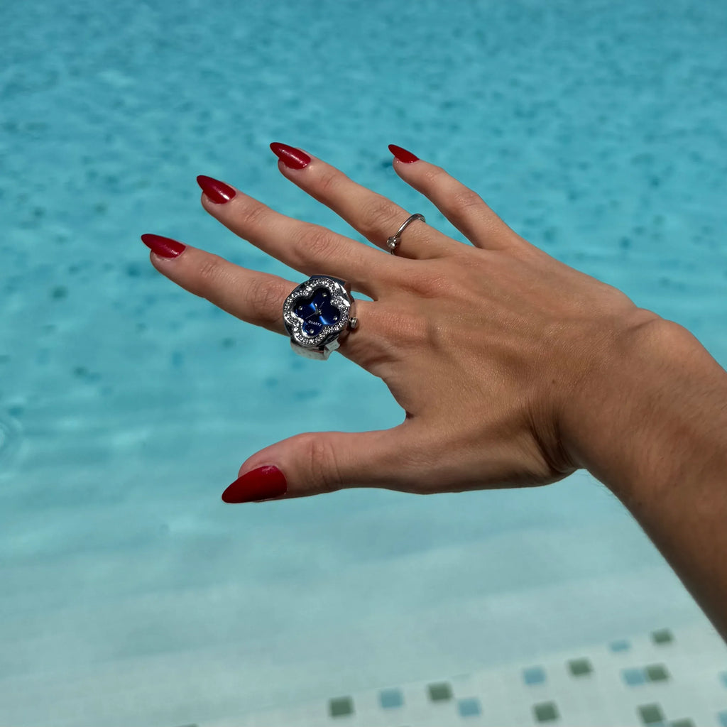 CLOVER | GÜMÜŞ MAVİ